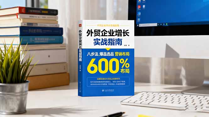 外贸企业增长实战指南,八步法、爆品选品、营销布局,业绩增长300%-慧阅轩