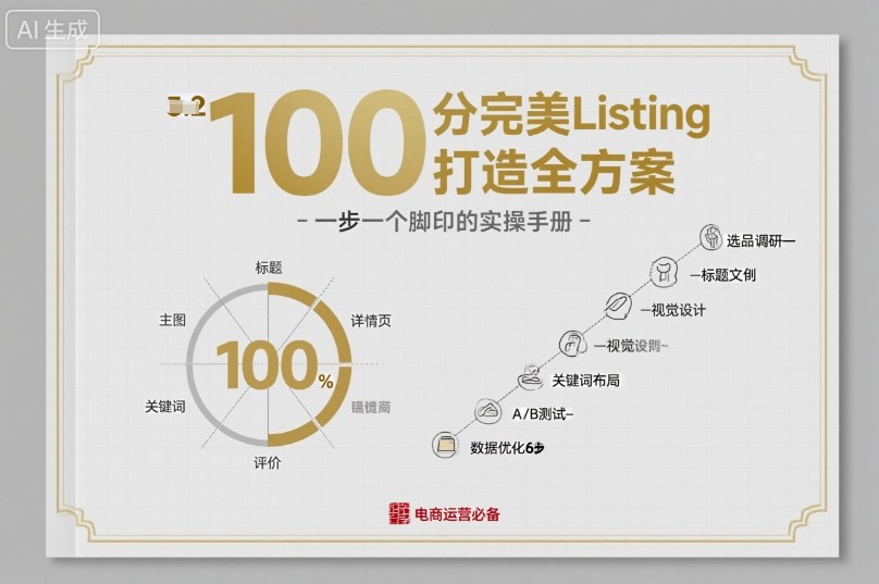 100分完美Listing打造全方案,想要完美listing必须是需要一步一个脚印的-慧阅轩