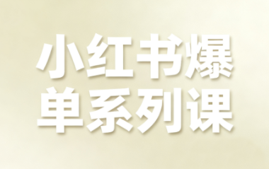 尼采老师·小红书爆单系列课-慧阅轩