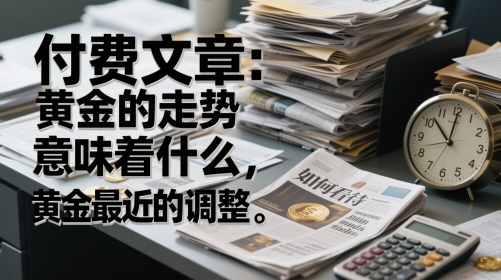 付费文章:黄金的走势意味着什么,如何看待黄金最近的调整-慧阅轩