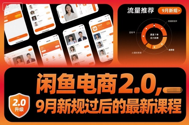 闲鱼电商2.0,9月新规过后的最新课程-慧阅轩
