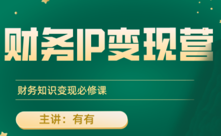 有有老师·财务IP变现营,财务知识变现必修课-慧阅轩