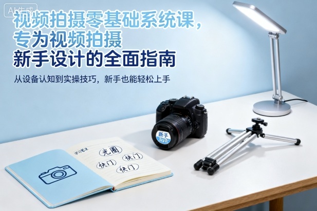 视频拍摄零基础系统课,专为视频拍摄新手设计的全面指南-慧阅轩