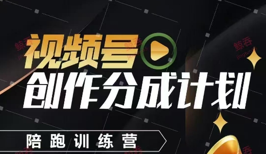 视频号创作分成计划陪跑训练营,手把手教会你如何制作视频,细水长流型项目-慧阅轩