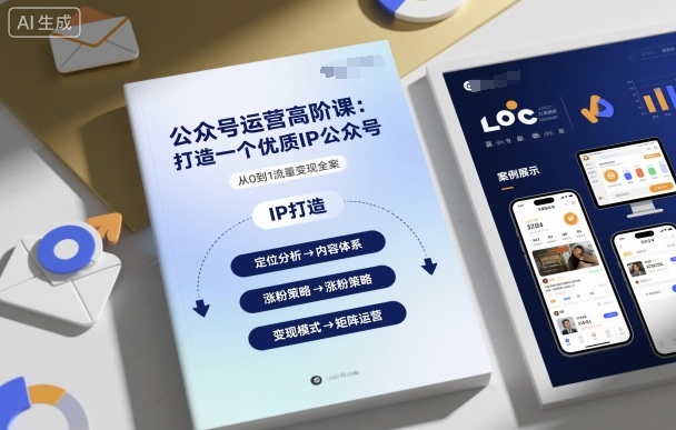 公众号运营高阶课,打造一个优质IP公众号-慧阅轩