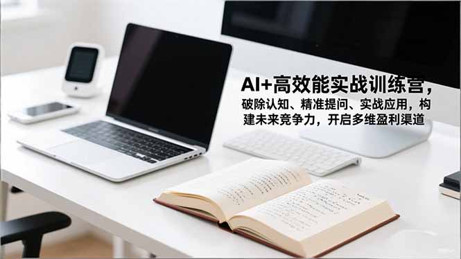 AI+高效能实战训练营，破除认知、精准提问、实战应用，构建未来竞争力，开启多维盈利渠道-慧阅轩
