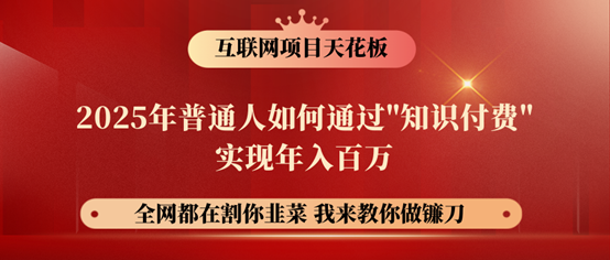 镰刀训练营超级IP合伙人,25年普通人如何通过“知识付费”年入百万!-慧阅轩