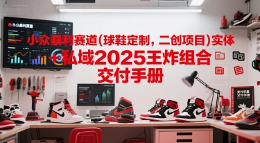 小众暴利赛道(球鞋定制,二创项目)实体+私域2025王炸组合 交付手册-慧阅轩