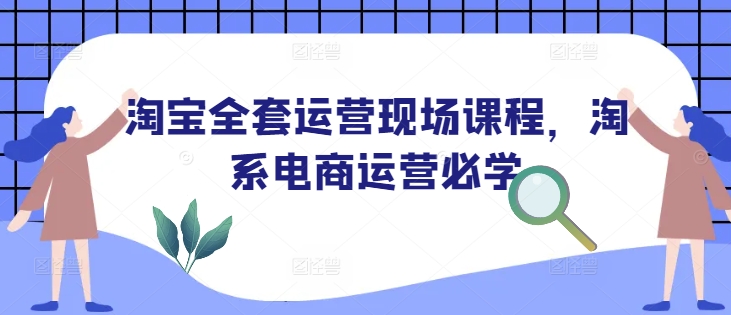 淘宝全套运营现场课程，淘系电商运营必学-慧阅轩
