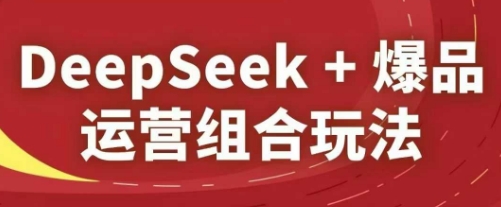 DeepSeek+爆品运营组合玩法,2025淘系精品课-慧阅轩