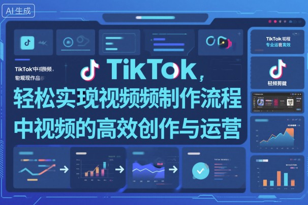 TikTok中视频制做流程,轻松实现Tk中视频的高效创作与运营-慧阅轩
