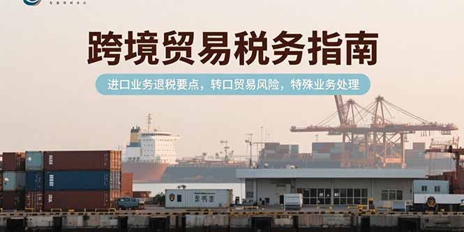 跨境贸易税务指南,进口业务退税要点,转口贸易风险,特殊业务处理-慧阅轩