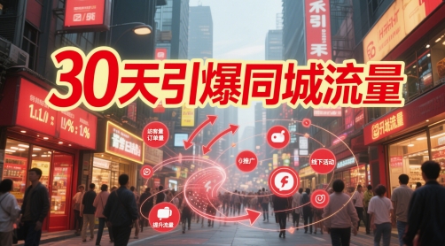 30天引爆同城流量:团购篇 认知篇 流量篇 来客篇 达人篇 老板人设IP篇 投流篇-慧阅轩