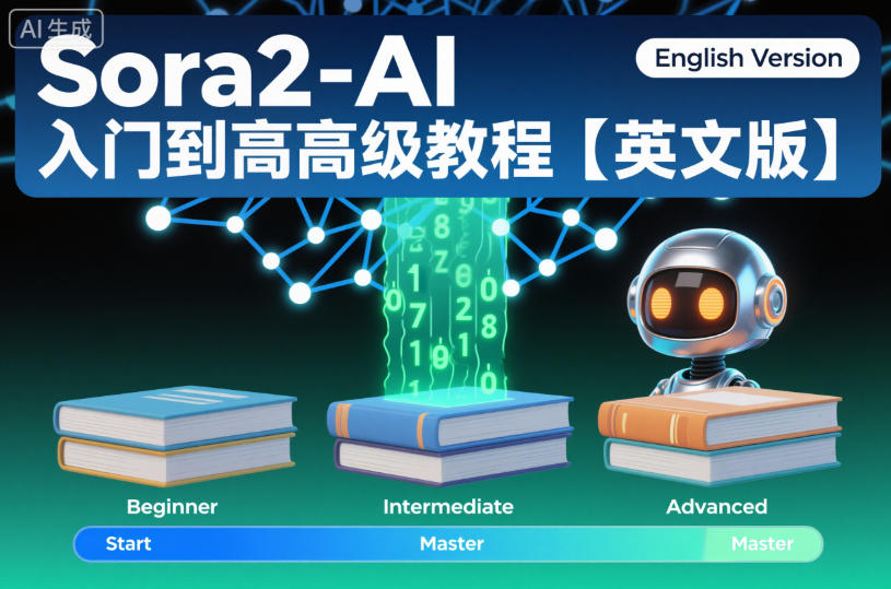 Sora2-AI入门到高级教程【英文版】-慧阅轩