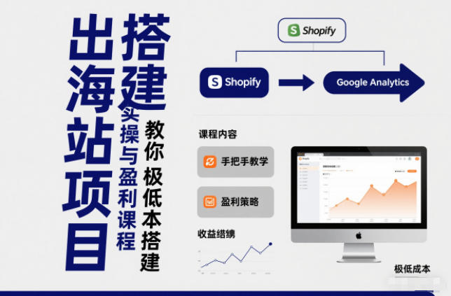 小淘出海站项目,搭建实操与盈利课程,手把手教你用极低成本搭建-慧阅轩