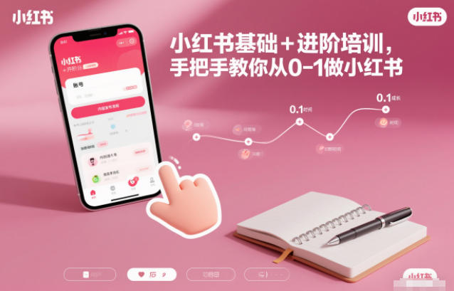 小红书基础+进阶培训,手把手教你从0-1做小红书-慧阅轩